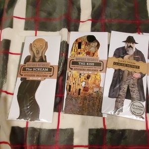 Blank artist note cards with for anyone artsy